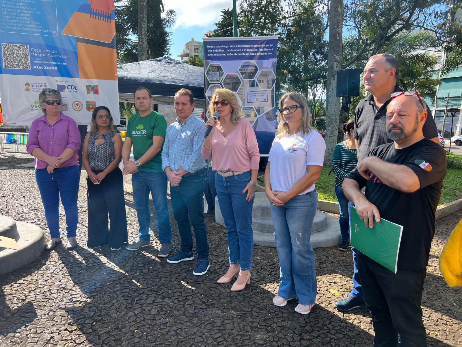 Solidariedade Campanha do Agasalho é lançada oficialmente CDL Erechim